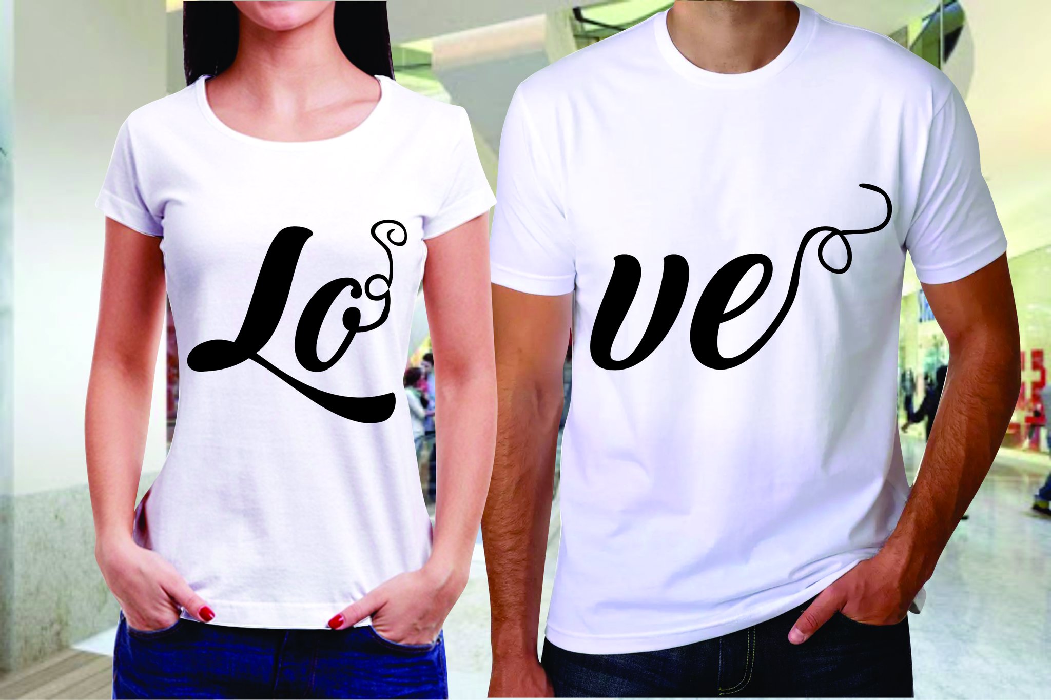 Imagem de Camiseta casal - LOVE