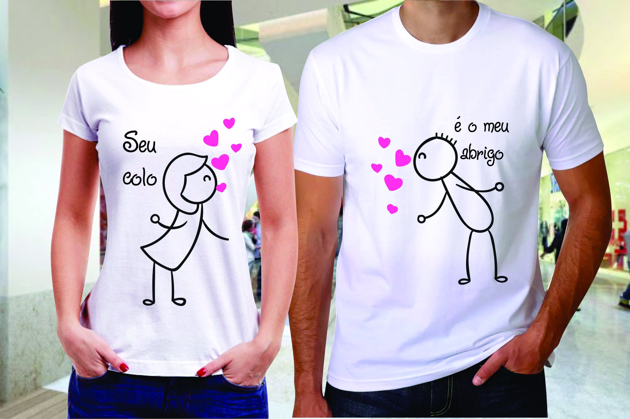 Imagem de Camiseta casal - Meu Abrigo